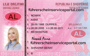 Albanischen Führerschein online kaufen