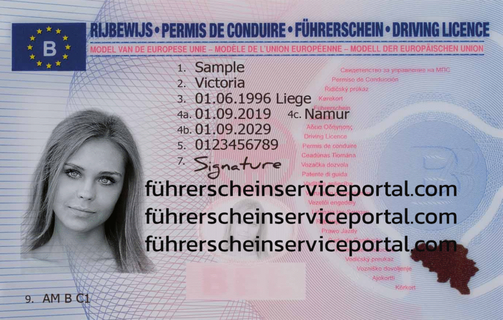 Belgischen Führerschein online kaufen