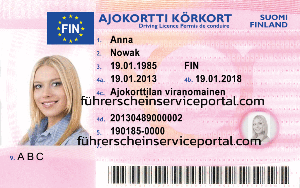 Finnischen Führerschein online kaufen