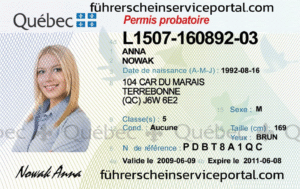 Kaufen Sie den Quebec-Führerschein online