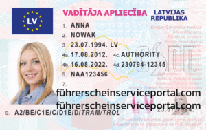 Kaufen Sie den lettischen Führerschein online