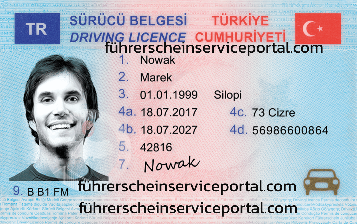 Türkischen Führerschein online kaufen